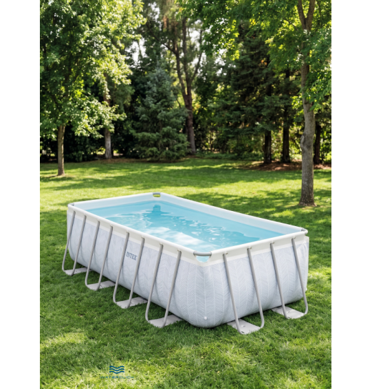 Бассейн каркасный прямоугольный Intex 26780 "Chevron Prism Frame" , 400х200х100 см, 6836 л, фильтр-насос 2006 л/ч, лестница Бассейн каркасный прямоугольный Intex 26780 "Chevron Prism Frame" , 400х200х100 см, 6836 л, фильтр-насос 2006 л/ч, лестница