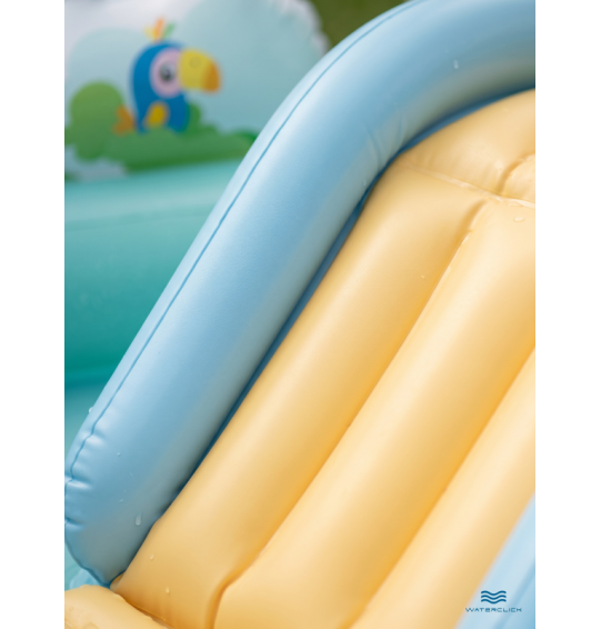 Надувной игровой центр "Замок единорога" с горкой и фонтаном, Intex 56148, 196х178х127 см, от 2 лет, 234 л Надувной игровой центр "Замок единорога" с горкой и фонтаном, Intex 56148, 196х178х127 см, от 2 лет, 234 л