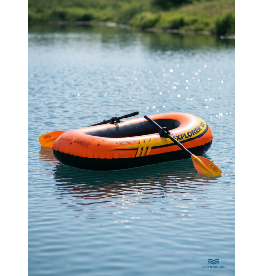 Надувная лодка (плот) для плавания "Explorer 200", 185×94×41 см, от 6 лет, до 95 кг, Intex 58330 Надувная лодка (плот) для плавания "Explorer 200", 185×94×41 см, от 6 лет, до 95 кг, Intex 58330