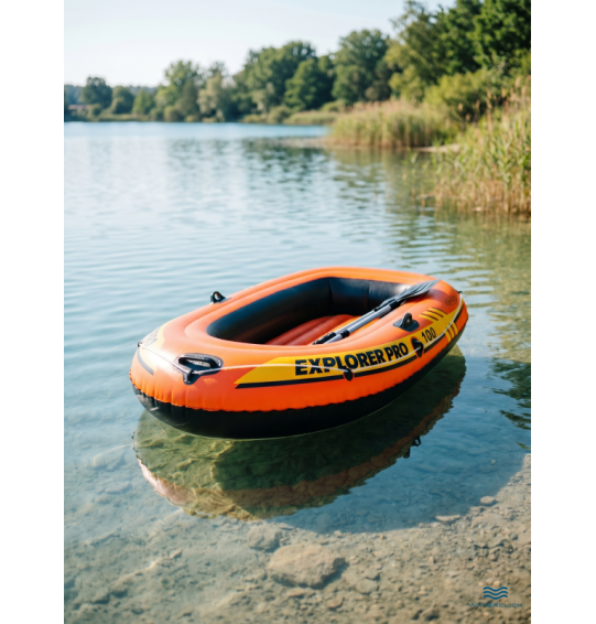 Надувная лодка (плот) для плавания "Explorer Pro-100", 160×94×29 см, от 6 лет, до 80 кг, Intex 58355 Надувная лодка (плот) для плавания "Explorer Pro-100", 160×94×29 см, от 6 лет, до 80 кг, Intex 58355