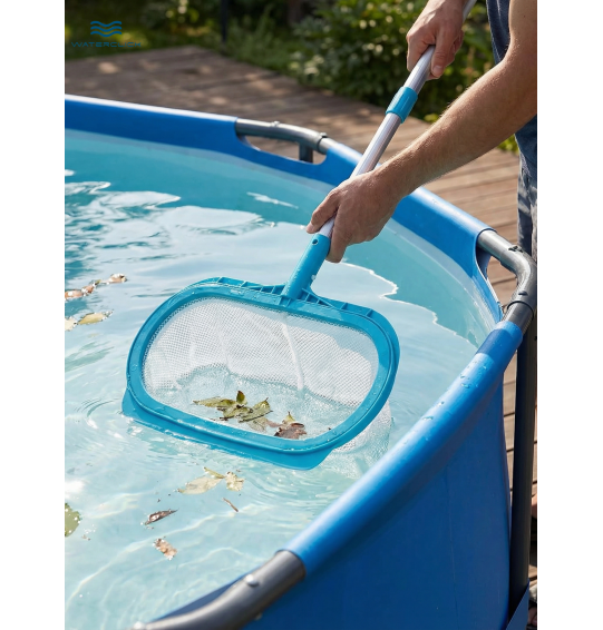 Сачок для чистки бассейна Intex 29051 с мелкоячеистой сеткой, посадочный диаметр 29,8 мм, без ручки