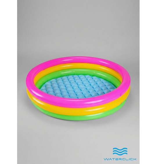 Надувной детский бассейн Intex 57422, 147х33 см с надувным дном, 299 л, от 2 лет Надувной детский бассейн Intex 57422, 147х33 см с надувным дном, 299 л, от 2 лет