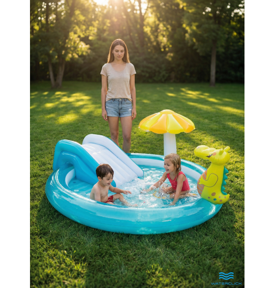 Надувной игровой центр "Морское приключение", Intex 57165, 201*170*84см, от 2 лет Надувной игровой центр "Морское приключение", Intex 57165, 201*170*84см, от 2 лет