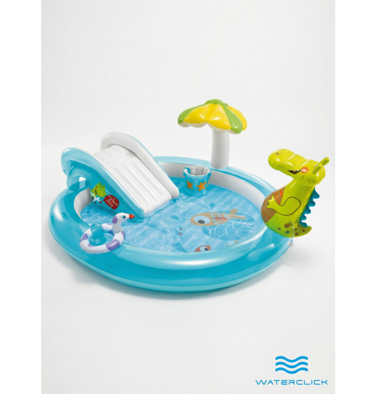 Надувной игровой центр "Морское приключение", Intex 57165, 201*170*84см, от 2 лет Надувной игровой центр "Морское приключение", Intex 57165, 201*170*84см, от 2 лет