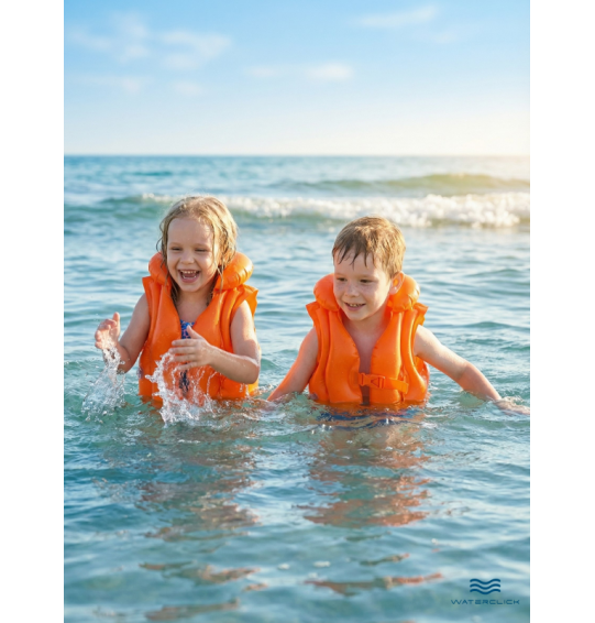 Жилет надувной детский для плавания Intex 58671 "Deluxe", 3-6 лет, 50x47 см