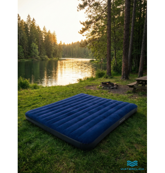 Надувной матрас Intex 64755 "Classic Downy", 183x203x25см, до 273кг