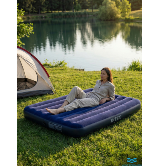 Надувной матрас Intex 64759 "Classic Downy", 152x203x25см, до 272 кг