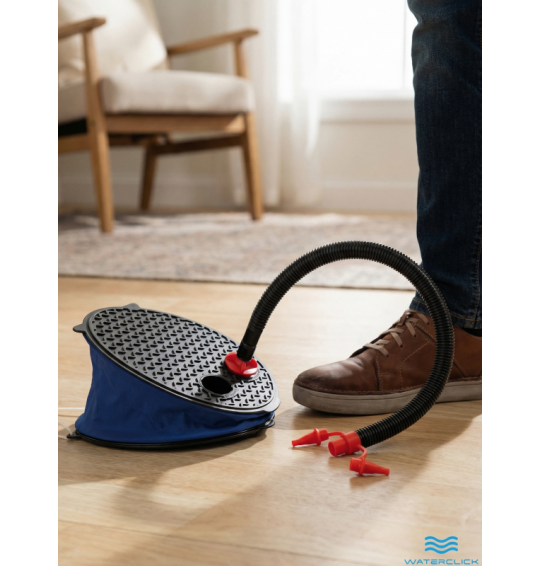 Ножной насос Intex 69611, 3 л, 28см с 3 насадками 