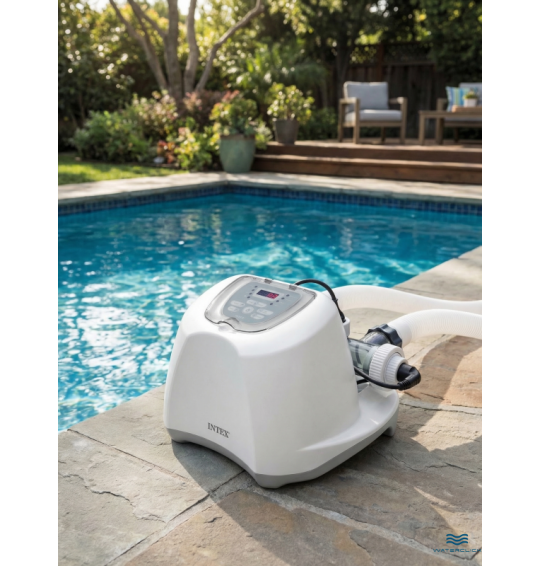 Хлорогенератор intex 26690 "QS1600", для бассейнов до 68000л, с таймером, Wi-Fi 