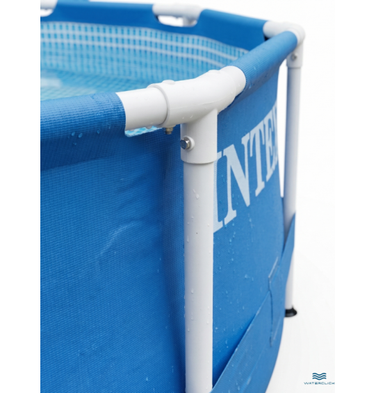 Бассейн каркасный круглый INTEX 28242, 457х122см, 16805л, картриджный фильтр-насос, лестница, тент, подстилка