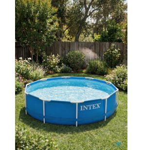 Бассейн каркасный круглый INTEX 28212 "Metal Frame Pool", 366х76cм, 6503л, фильтр-насос 2006 л/ч