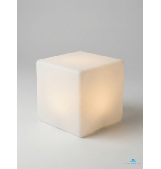 Плавающая подсветка Куб, Intex 28694, 23х23х22см