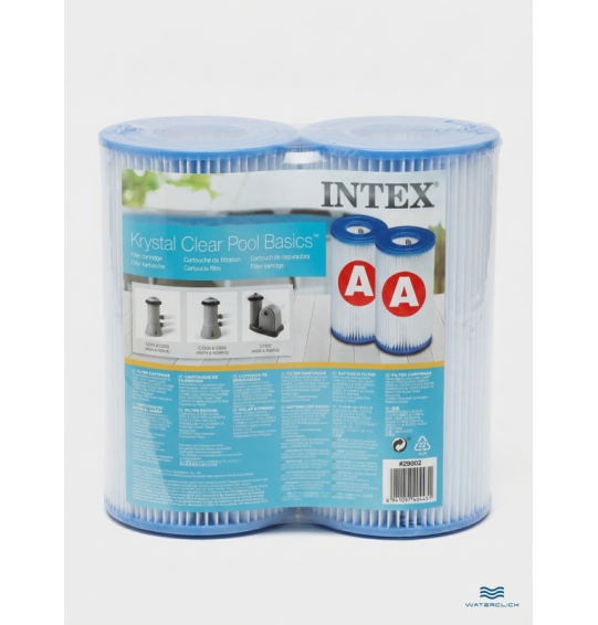 Картридж для очистки воды для фильтров насосов INTEX 29002, тип А, 2 штуки