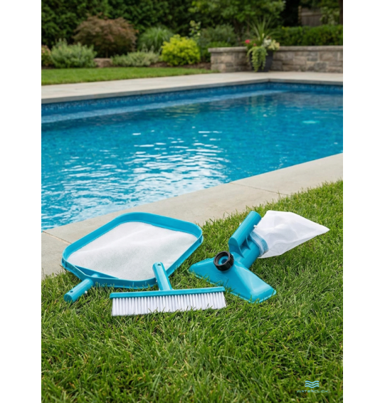 Набор для чистки бассейна Intex 29056, сачок, щетка и насадка-пылесос