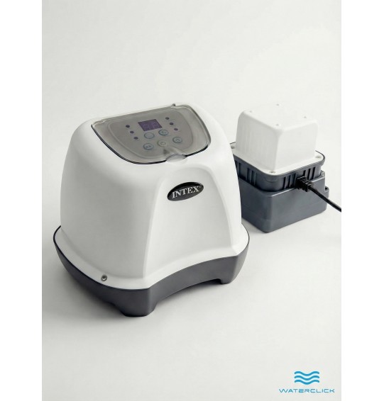 Хлоргенератор для бассейна Intex 26664 (система морской воды), объем до 17413л, выработка хлора - 4 г/ч