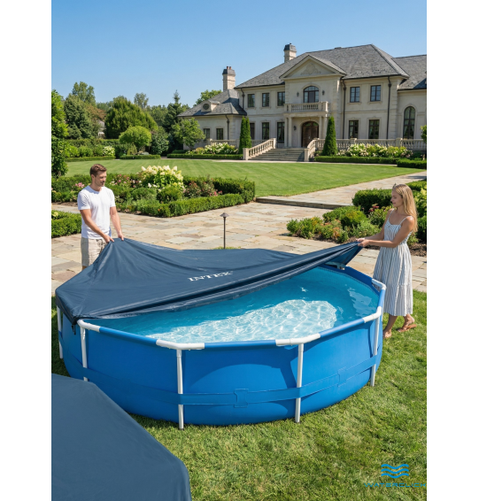 Тент (покрывало) для каркасного бассейна Intex 28030, диаметр - 305см