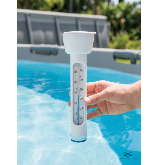 Плавающий термометр поплавок для бассейна Intex 28093 с двумя шкалами Плавающий термометр поплавок для бассейна Intex 28093 с двумя шкалами