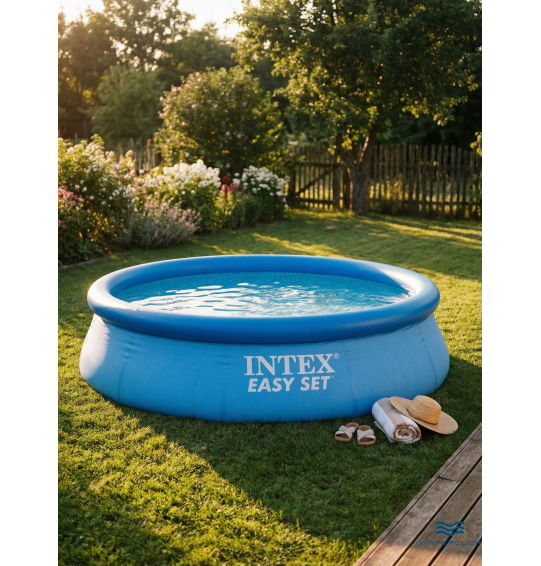 Надувной круглый  бассейн Intex 305x61 см, intex 28116 Easy Set, 3077л