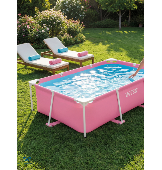Бассейн каркасный прямоугольный INTEX 28266, 220x150x60 см, 1662л. Бассейн каркасный прямоугольный INTEX 28266, 220x150x60 см, 1662л.