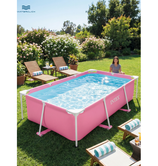 Бассейн каркасный прямоугольный INTEX 28266, 220x150x60 см, 1662л. Бассейн каркасный прямоугольный INTEX 28266, 220x150x60 см, 1662л.