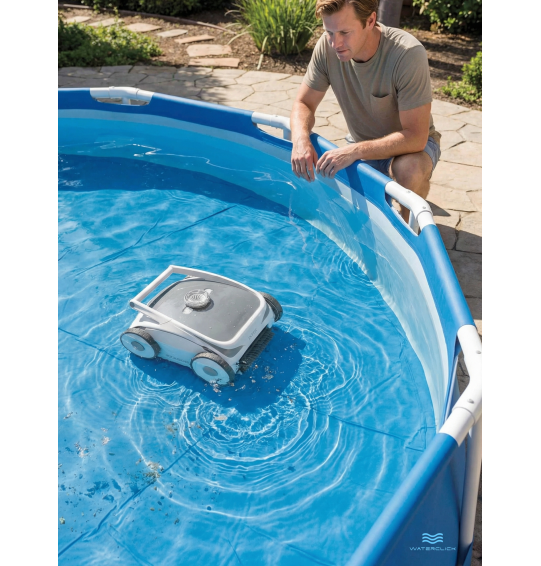 Беспроводной аккумуляторный робот пылесос для бассейна Intex 28624 ZX500R, без подключения к фильтр насосам