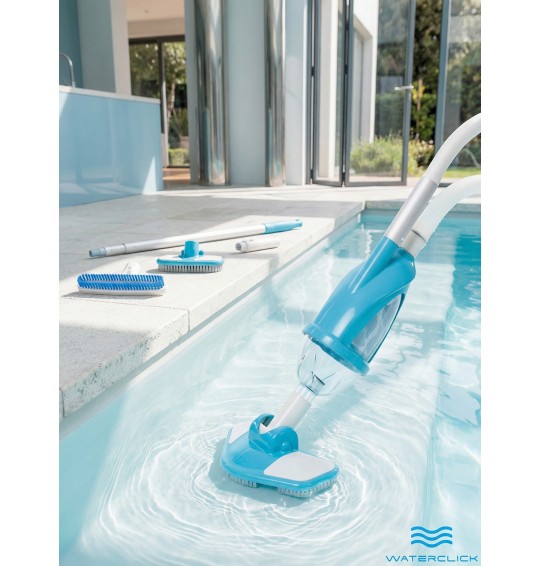 Набор для очистки бассейнов с выдвижной рукояткой (279см), Intex 28003 "Krystal Clear Pool Basics"