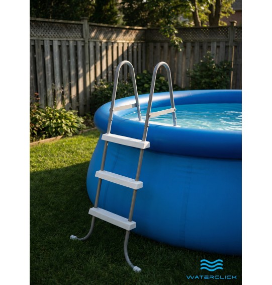 Лестница для бассейнов INTEX 28065, высота - 107 см, 3 ступеньки, без площадки