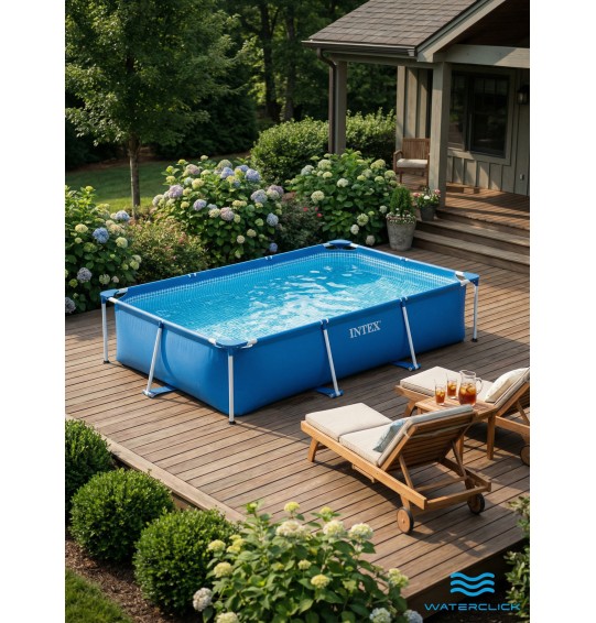 Бассейн каркасный прямоугольный Intex 28270NP - 220x150x60см; 1662л.